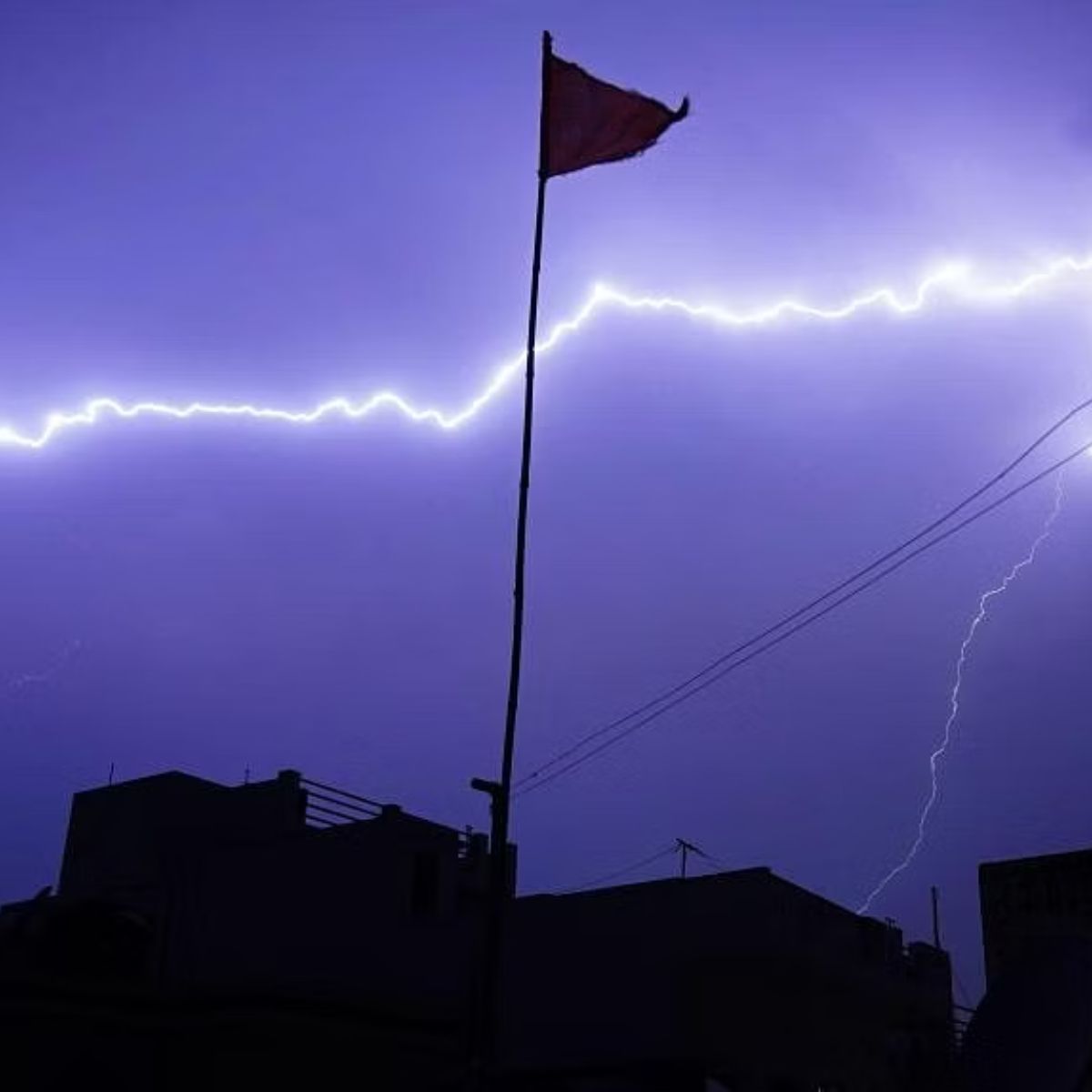 Lightning and Climate Change in India